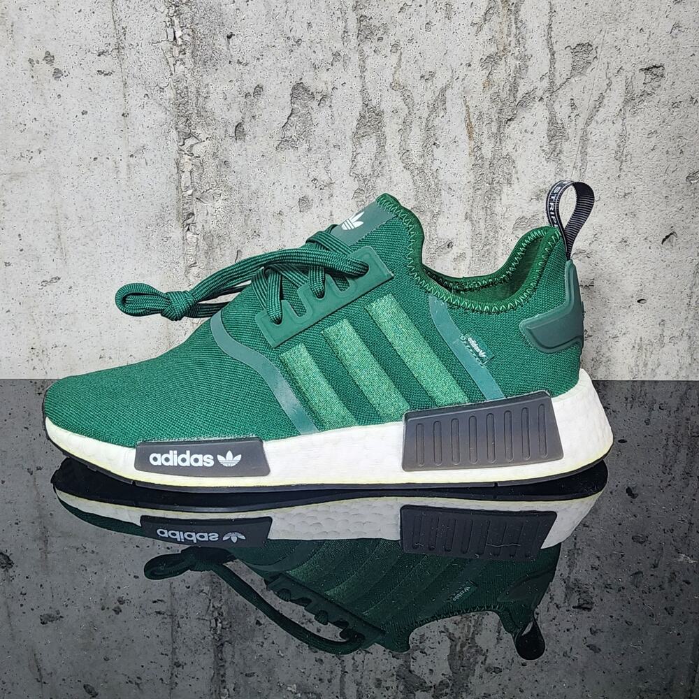 Adidas NMD_R1 Women's Running Shoes Size 9.5 Green Athletic Sneakers